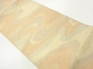 流水模様織出し全通袋帯